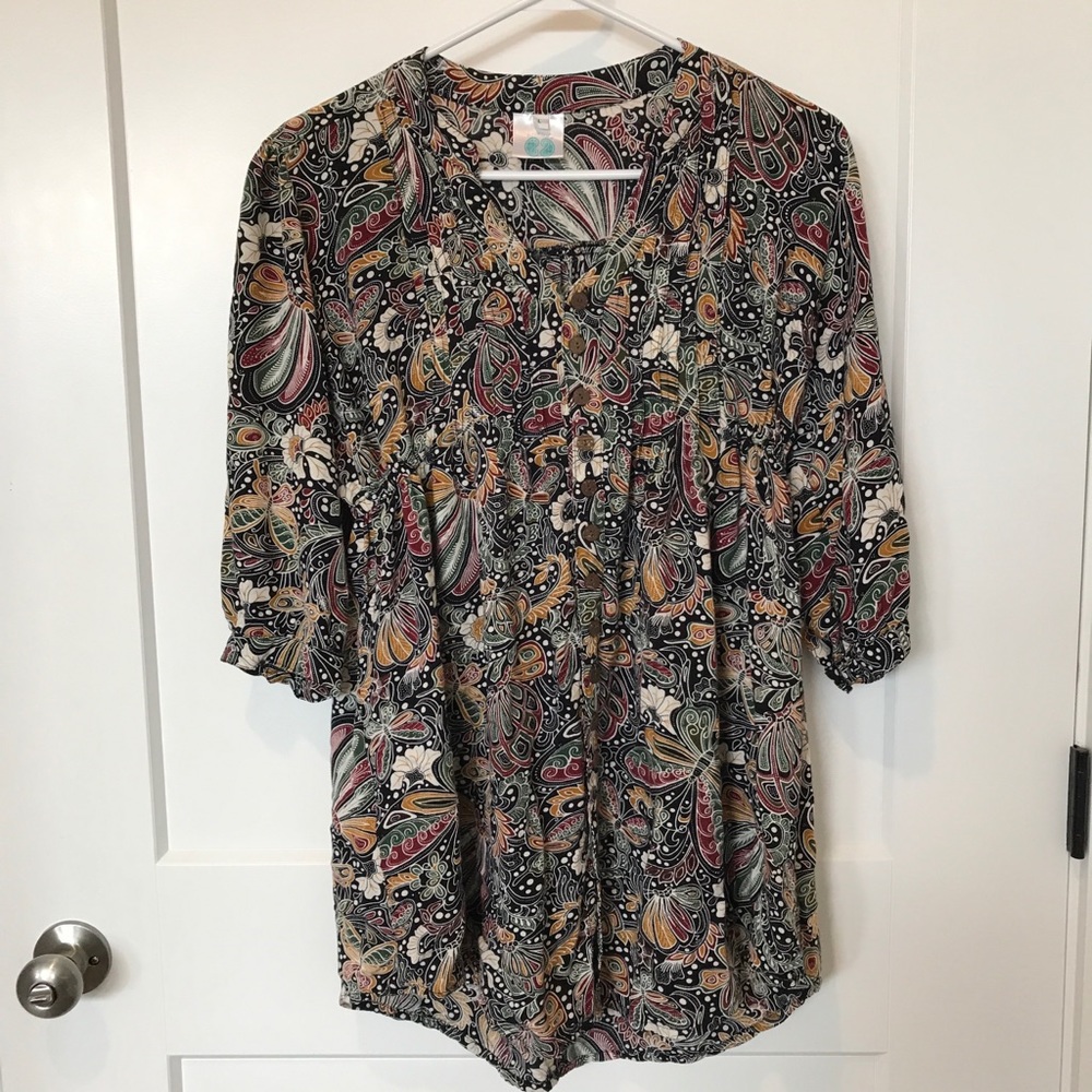 Flowy paisley tunic